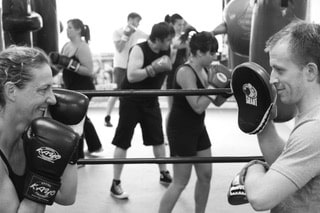 Boxing classes for fitness and weight loss at Resilience Massage and Training